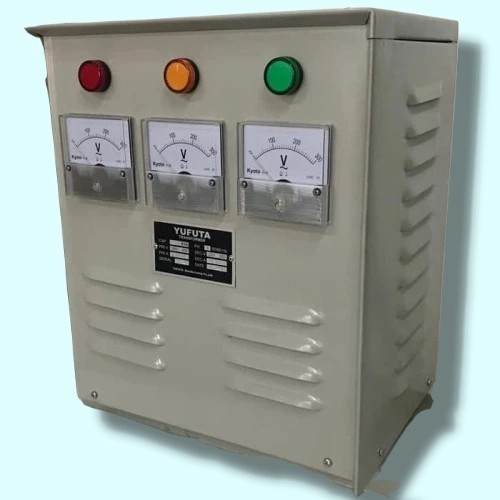 Trafo Yufuta Auto Transformer 1 kva 3 phase 380v 400V / 220V200V