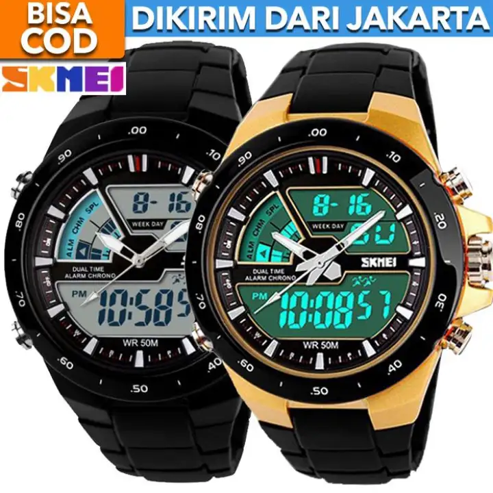 jam skmei analog digital