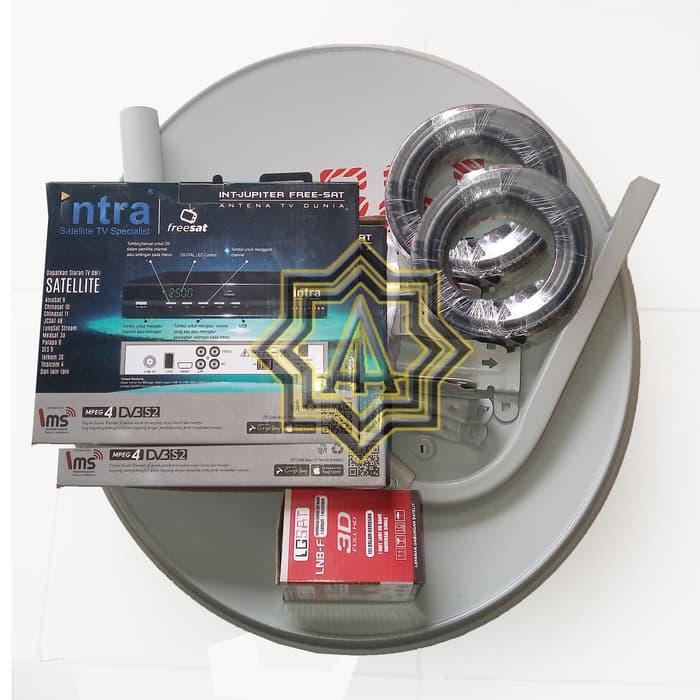 Paket 2 TV 2 receiver Parabola mini Ninmedia Full set Rekomendasi