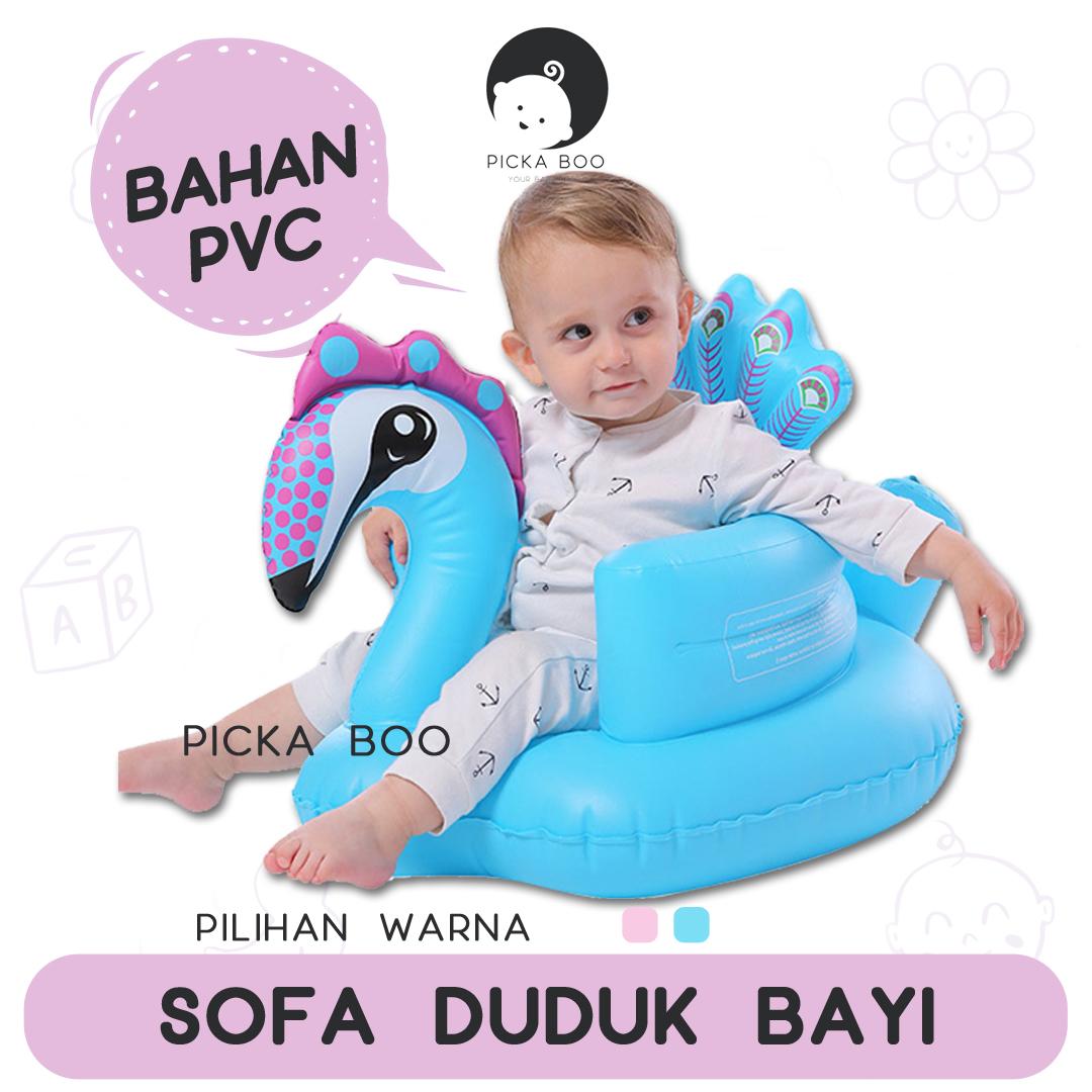 Kursi Sofa Tiup Tempat Duduk Bayi Balon Motif Binatang Infant Seat Kp03 Picka Boo Lazada Indonesia