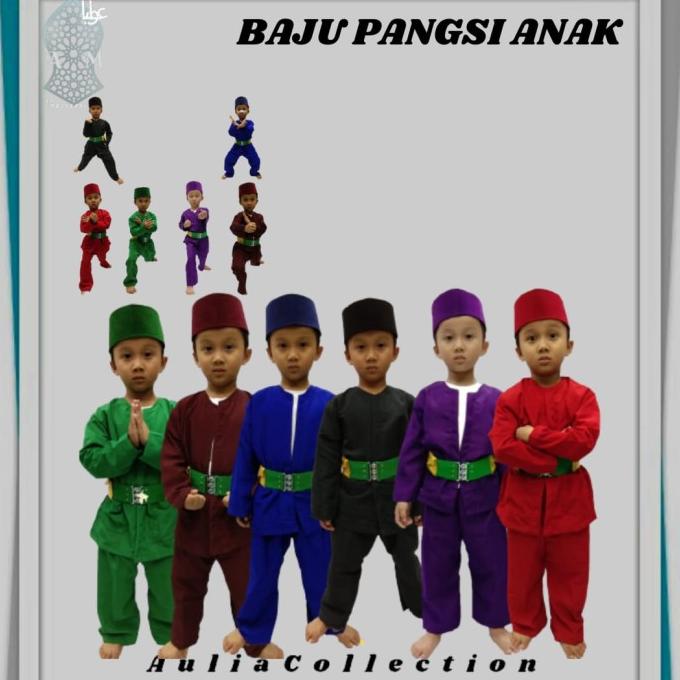 Bisa Cod Baju Pangsi Anak/Stelan Baju Pangsi Anak Lengkap /Baju Adat
