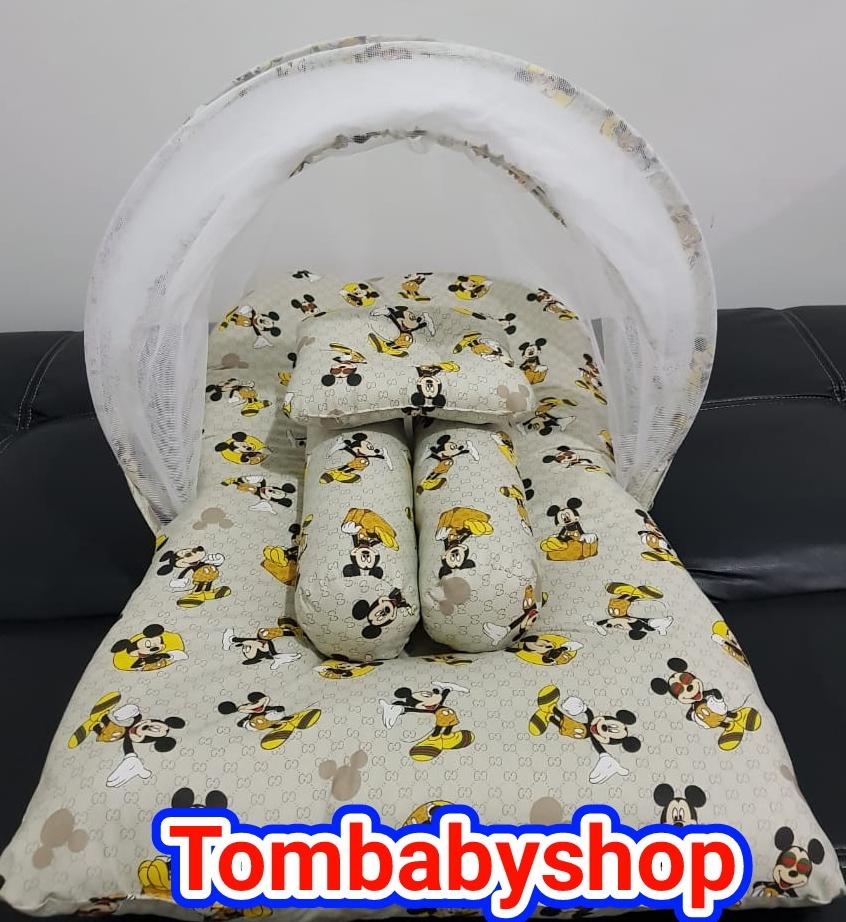 KASUR BAYI KELAMBU MOTIF MICKEY