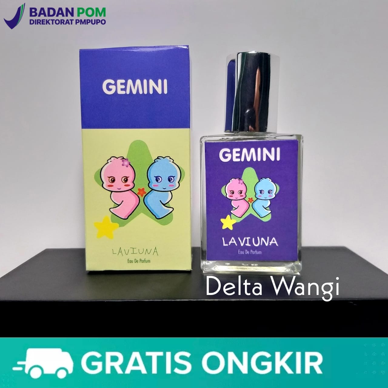 Parfum Rasi Miniso Zodiak Gemini Official 35ml Laviuna Eau De