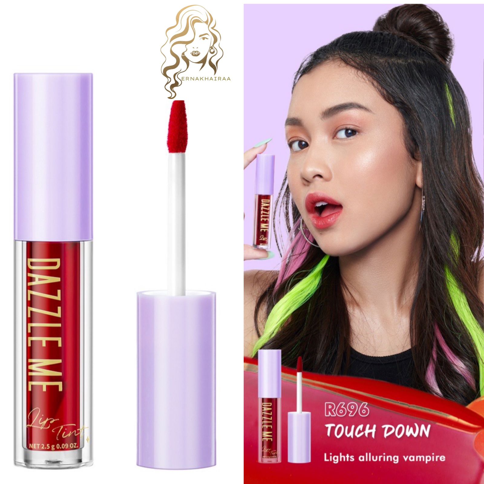 Dazzle Me Lip Tint Touch Downlip Tint Viral Lipstik Pemerah Bibirlip Tint Viral Tiktok 7170