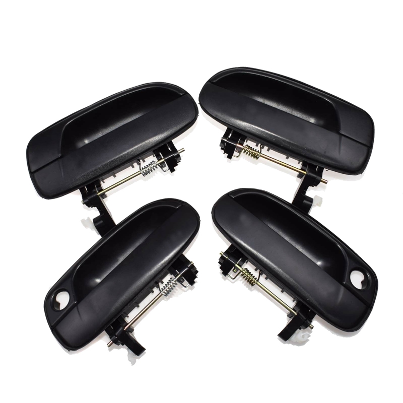 4PCS(Front Rear Left Right)Outer Outside Exterior Door Handle Black for Hyundai Accent 2000-2005 New