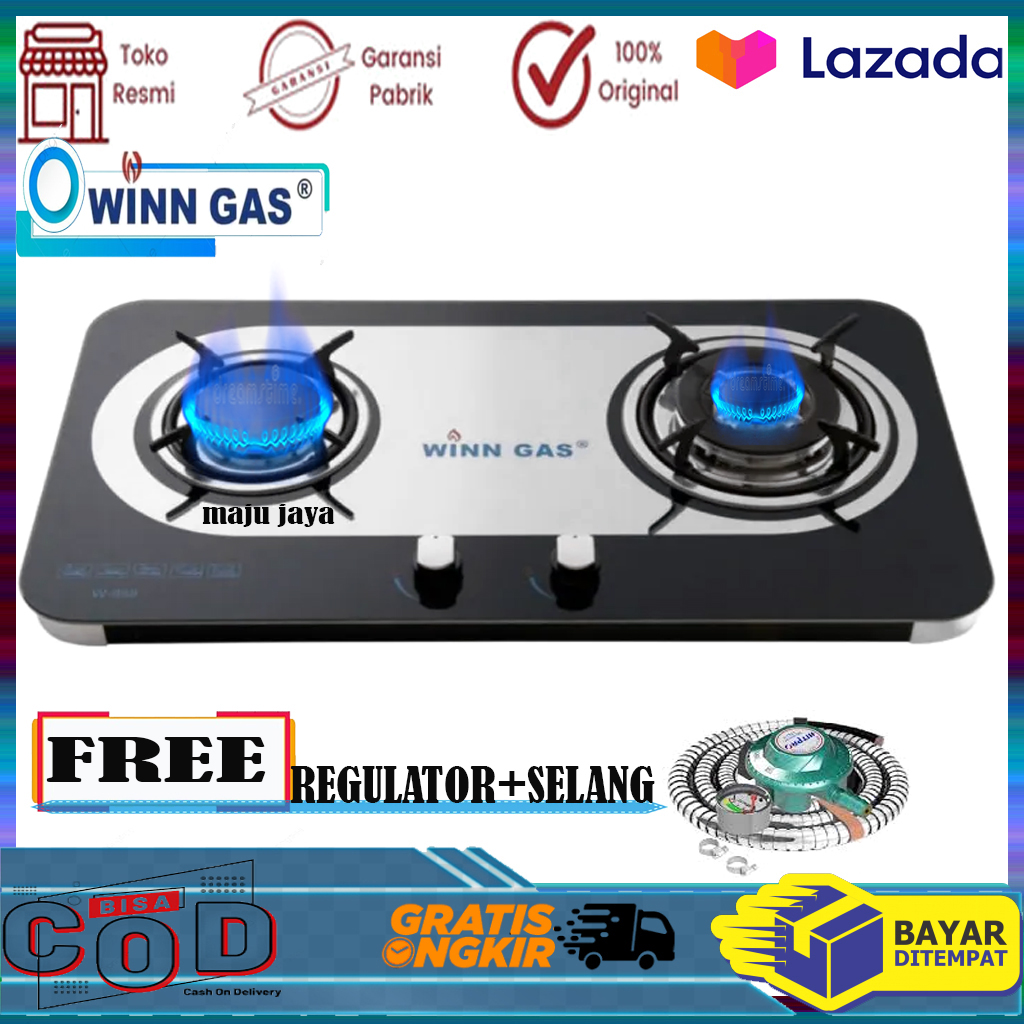 Kompor Winn Gas W-888 Kaca W888