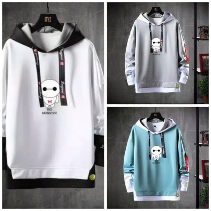 HOODIE BIG MONSTER RUMAH SWEATER 