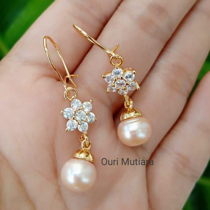 Anting Mutiara Tawar Asli Lombok Murah By Nindi_lombokpearl.