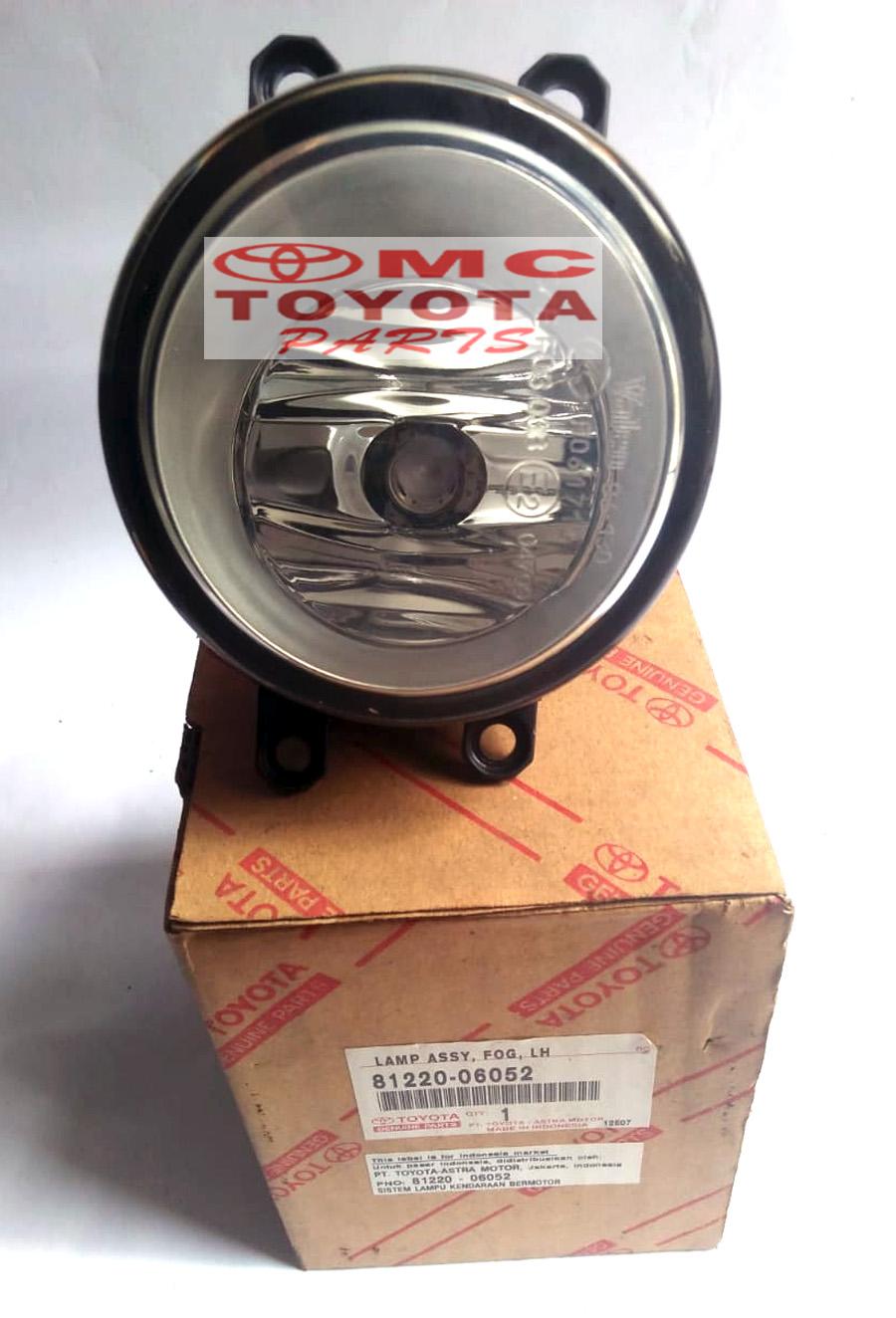 Lampu Kabut Fog Lamp Kiri Innova Vios Yaris Camry Rav4 Altis Coaster 81220-06052