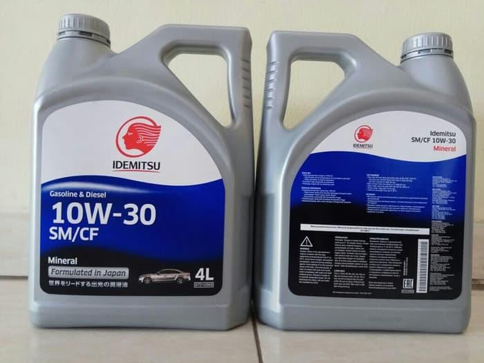 Oli Mobil Idemitsu SM CF 10W30 Kemasan 4 Liter