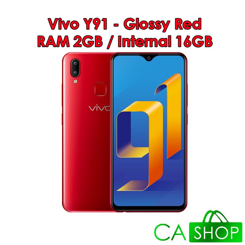 Vivo Y91 - 2GB 16GB (2/16) - Starry Black / Glossy Red - Baru NEW - Resmi