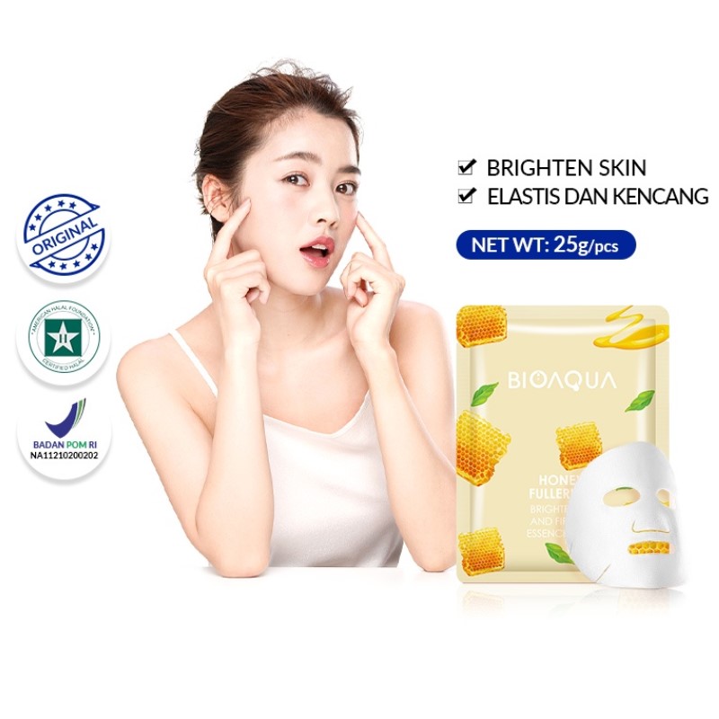 Miwa [ BPOM ] BIOAQUA Sheet Mask Brightening Moisturizing Skin Care