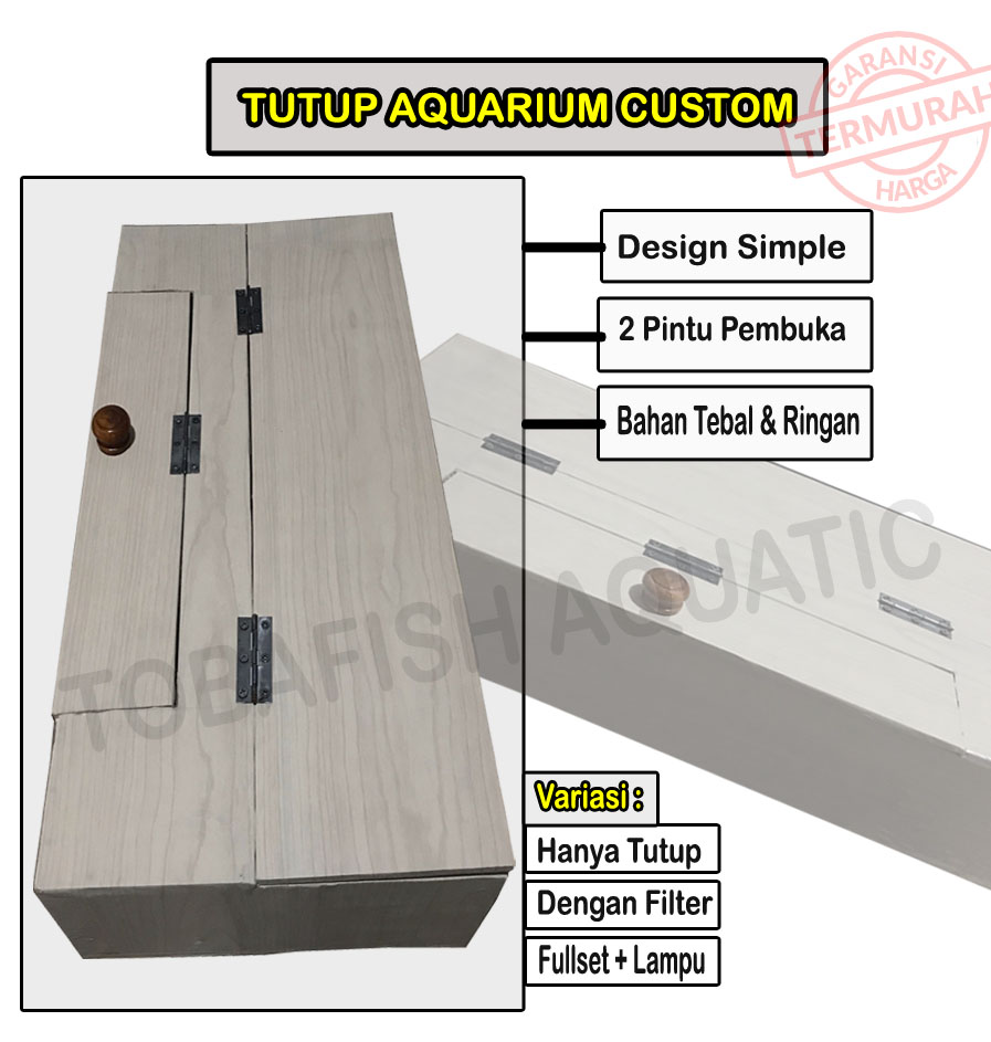 Tutup Aquarium Dengan Filter Talang Ukuran 60cm Lazada Indonesia Tutup aquarium filter atas