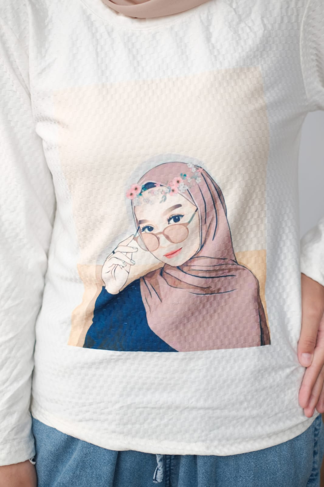 esteticcollection atasan kaos wanita tshirt not today printing spandex