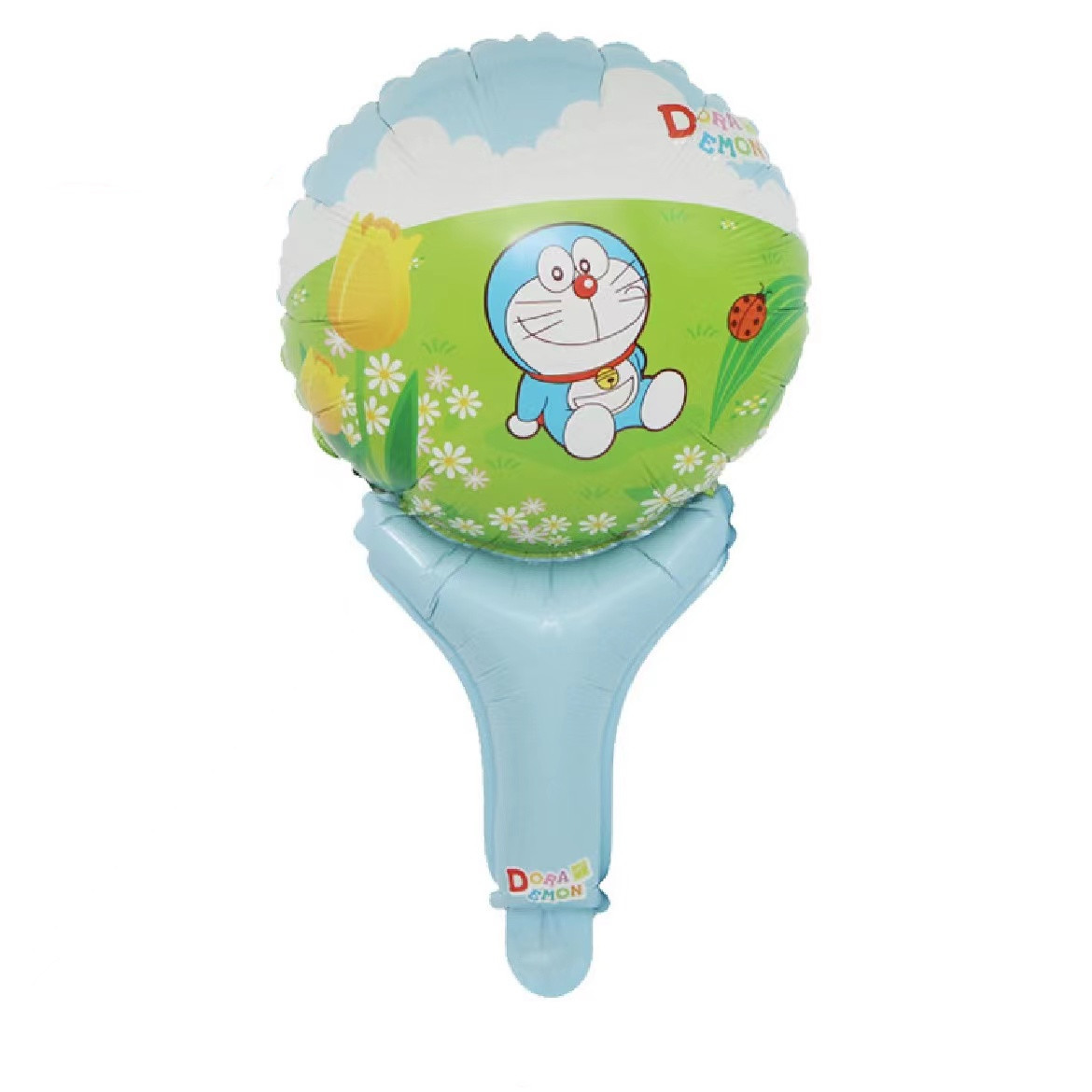 Balon pentungan tongkat tangan karakter kartun happy birthday balon