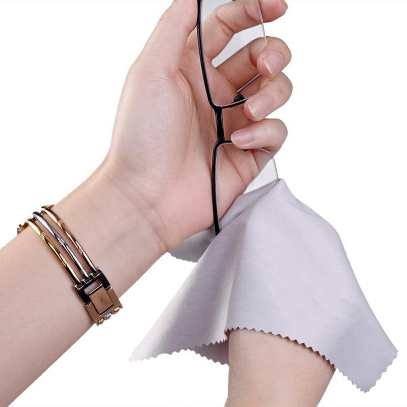 10pcs Premium Microfibre Cleaning Cloths for Lens Glasses Phone Tablet Screen