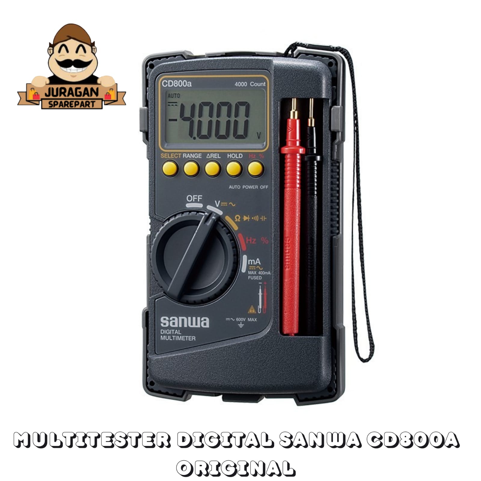 MULTITESTER DIGITAL SANWA CD800A MULTIMETER CD800 ORIGINAL | Lazada ...