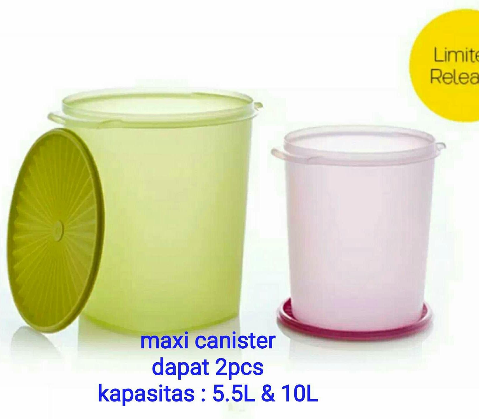 Tupperware Maxi Canister 2pcs