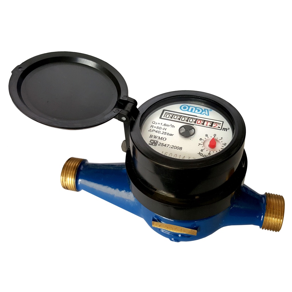 Meteran Air ONDA Kuningan / Water Meter Br Untuk PDAM 1/2 | Lazada ...