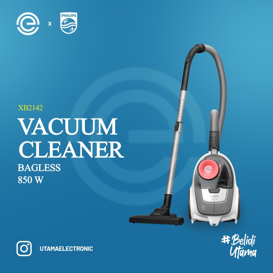 PHILIPS Vacuum Cleaner Bagless - XB2142 | Lazada Indonesia