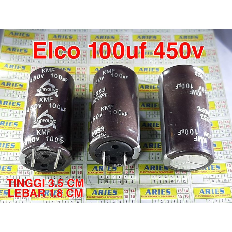 Elco 100uf 450v Elco Psu 100 450 Volt Lazada Indonesia