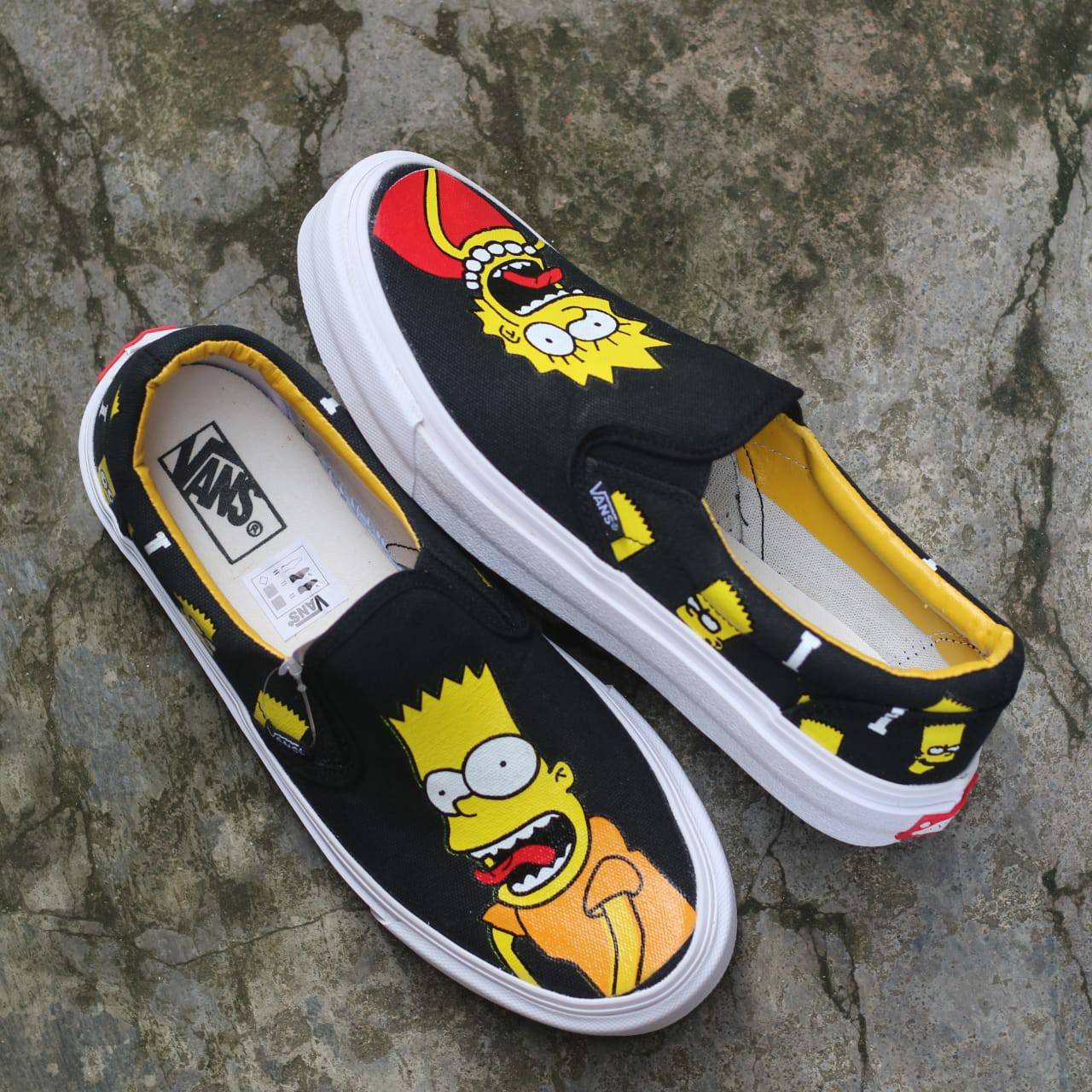 slip on simpson vans