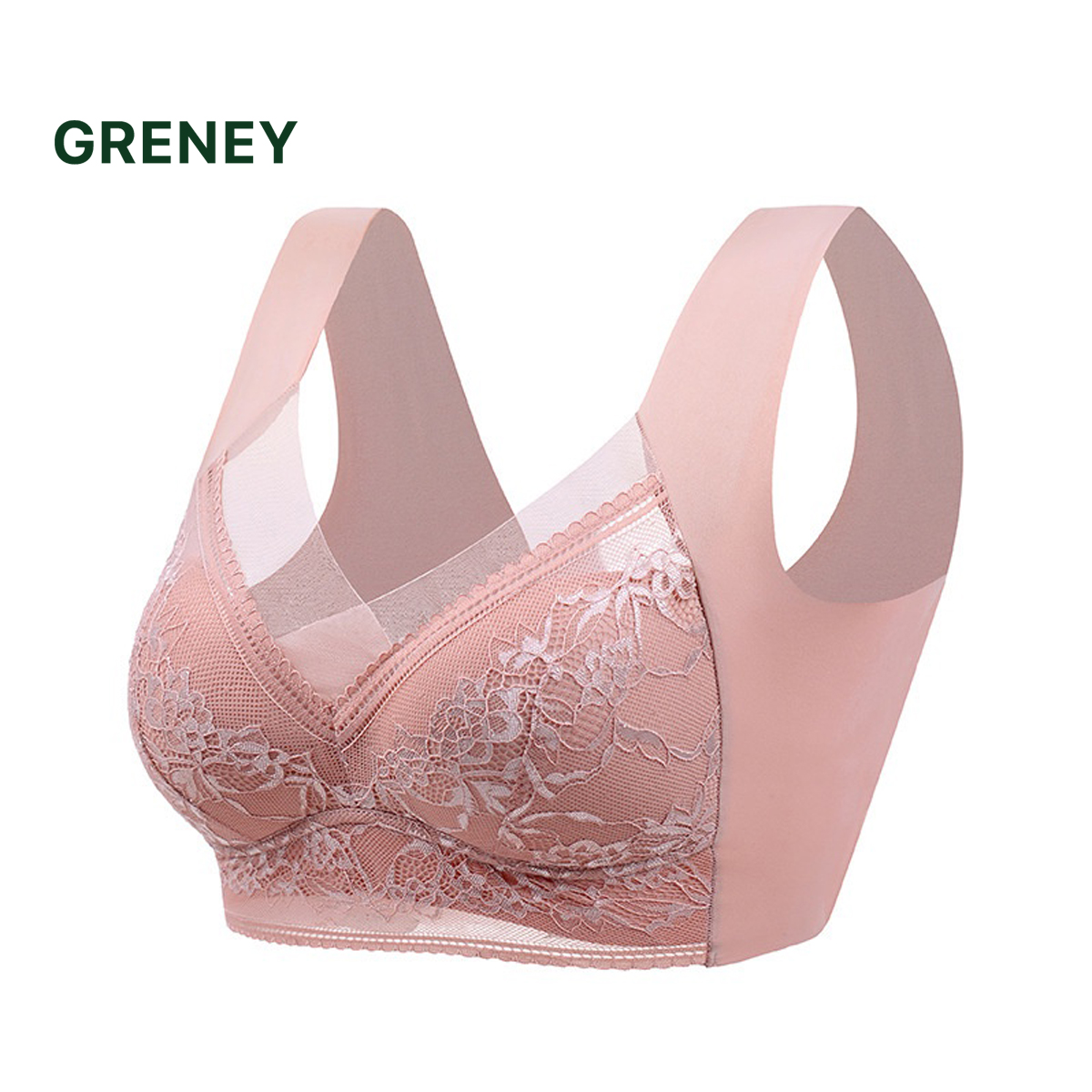 GRENEY-L.W.L-Bra Rompi Bigsize Renda Seamless Sport Push Up Bra Jumbo Big  Size Tanpa Kawat Busa Tipis bh cup besar jumbo cup d wanita dewasa super  seksi Hot spot