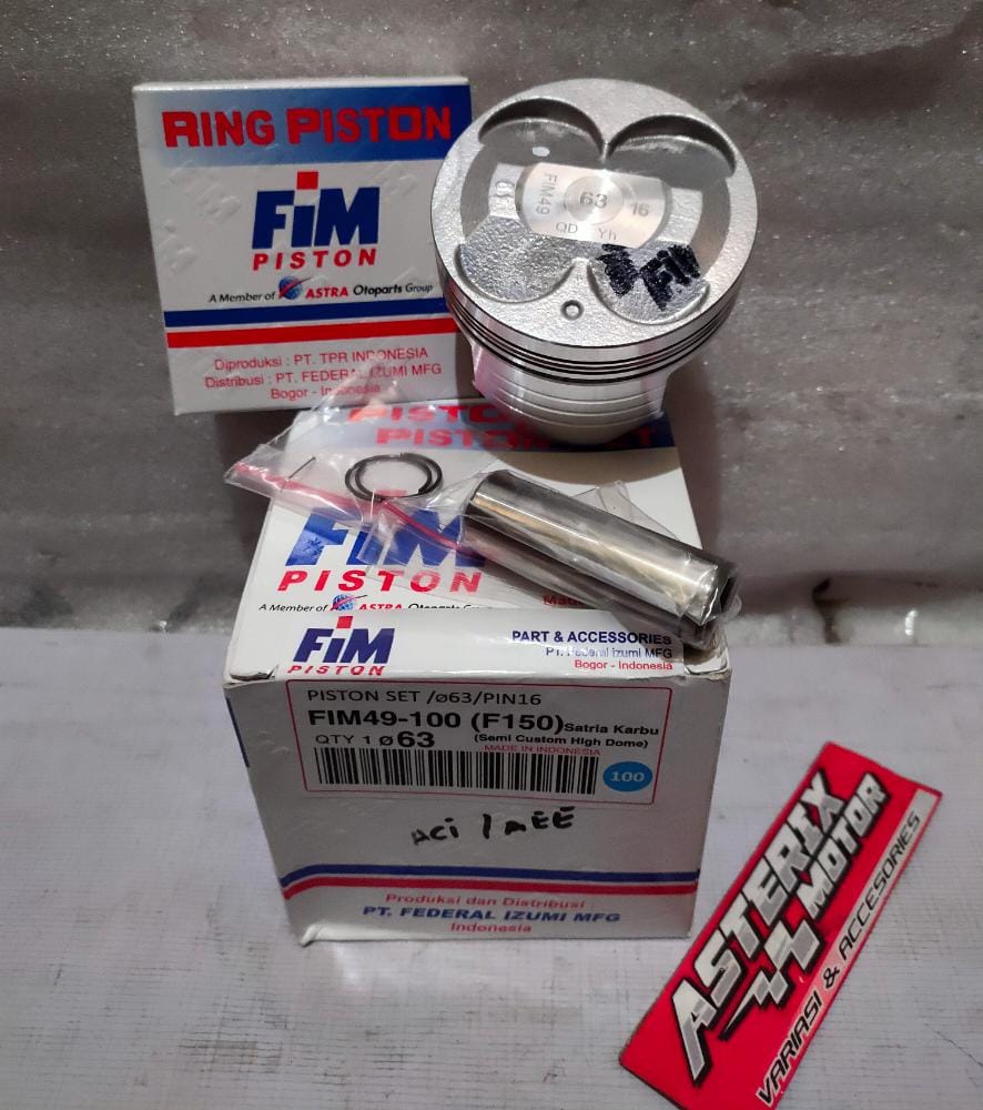 Piston Set Seker Seher Fim Suzuki Satria Fu Satria F Mm Pin Lazada Indonesia