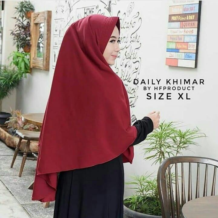 NEW !! My Hijab jilbab khimar JUMBO - khimar syari - khimar jumbo Bergo Jilbab Wolfis Antem Kerudung Instant Instan