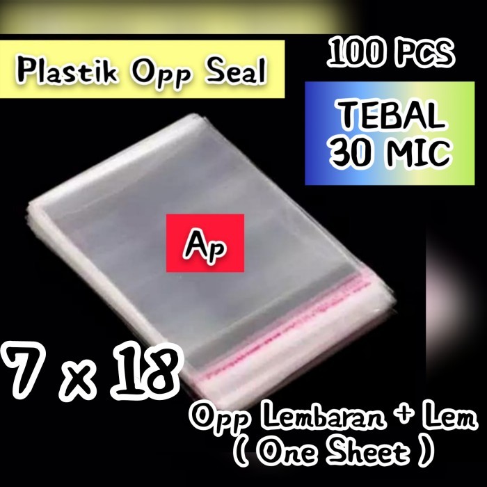 Plastik Opp One Sheet Uk 7 X 18 Dan 8 X 18 Cm Cocok Buat Kue Basah Lazada Indonesia 8443