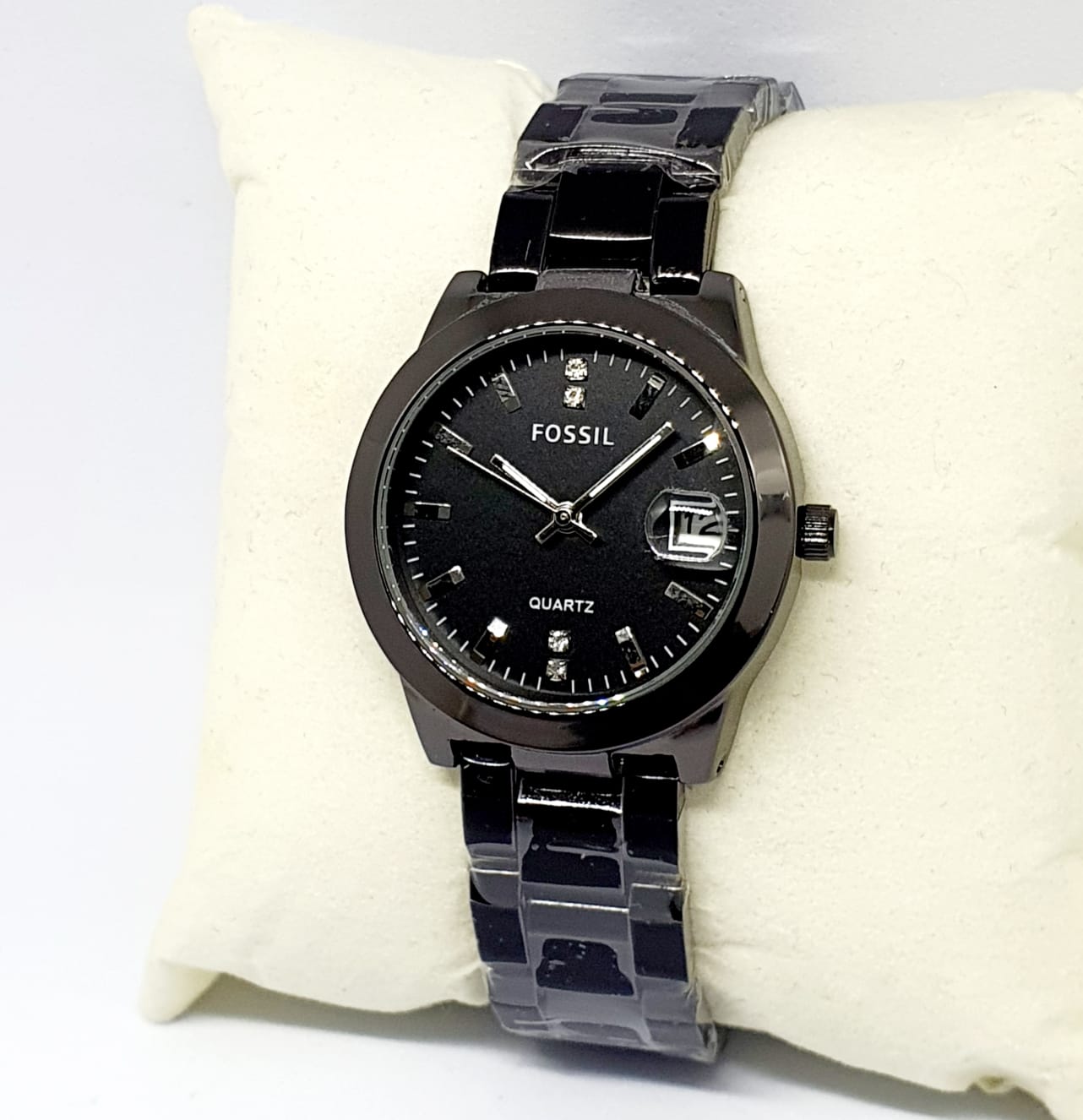 Bayar Di Tempat) Jam Tangan Wanita Fossil 008 // Tali Rantai Stainless  Steel // Fitur Tanggal Aktif / Free Box dan Baterai Cadangan // Best Seller  // Murah | Lazada Indonesia