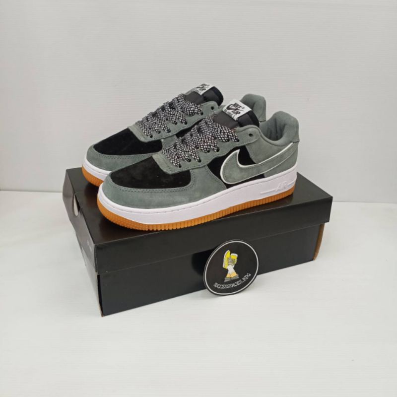 reflective air force 1 black