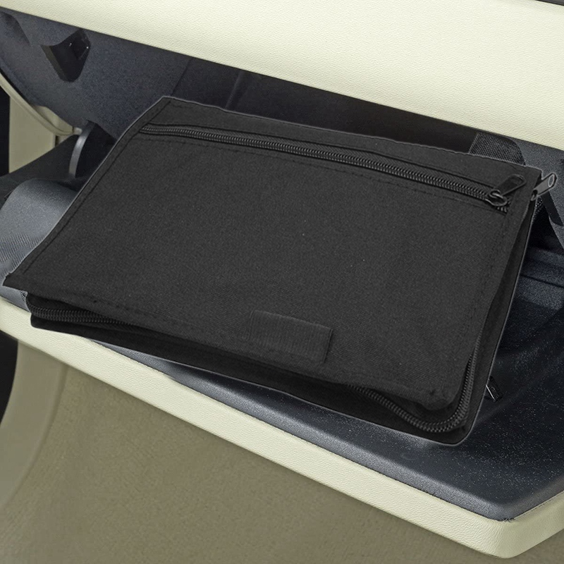 Universal Glove Box Organizer Storage Holder for Manuals Car Documents Glove Bag with Multi Pockets