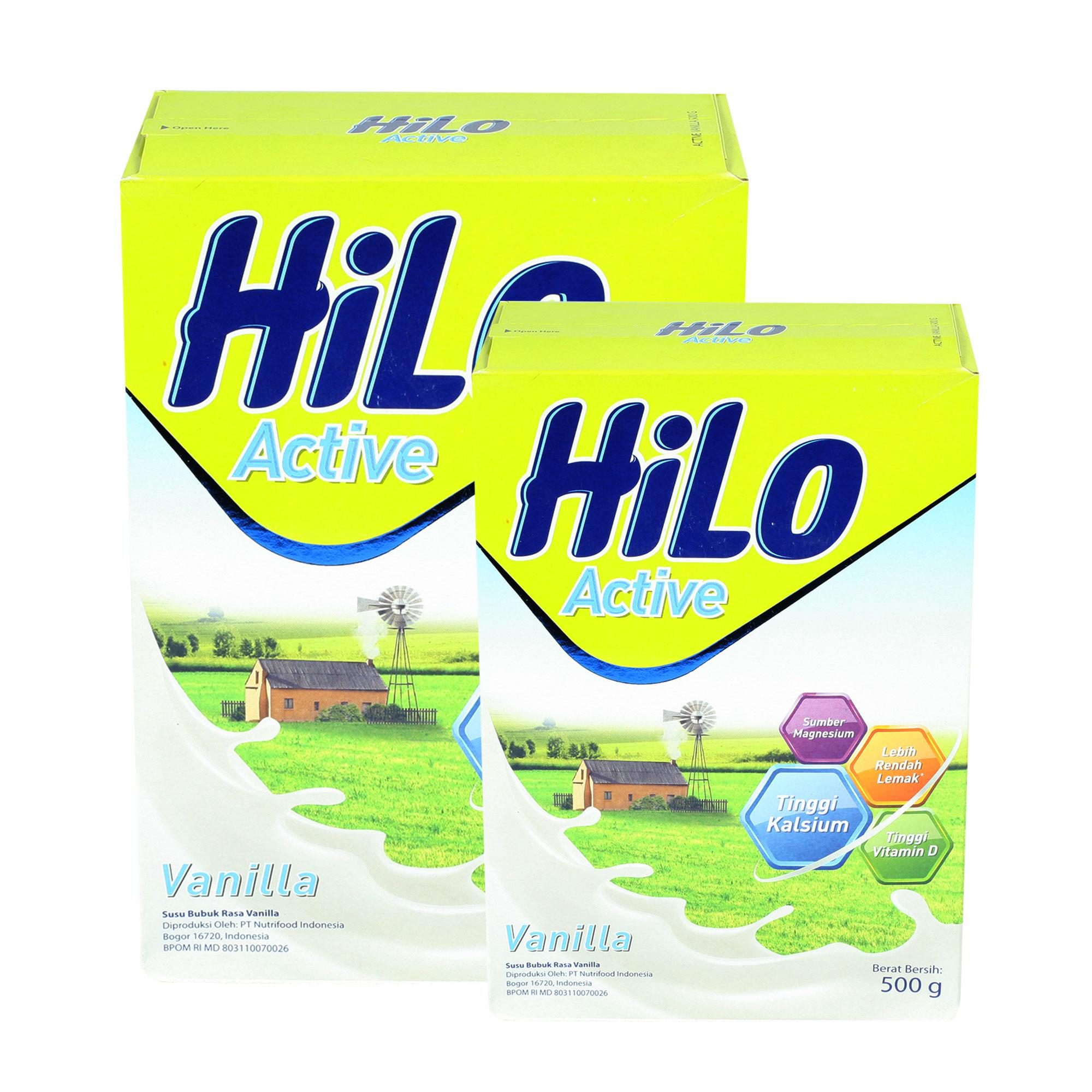 Hilo Rasa Hilo Active Rasa Vanilla Kemasan Pack 200 Gram | Lazada Indonesia