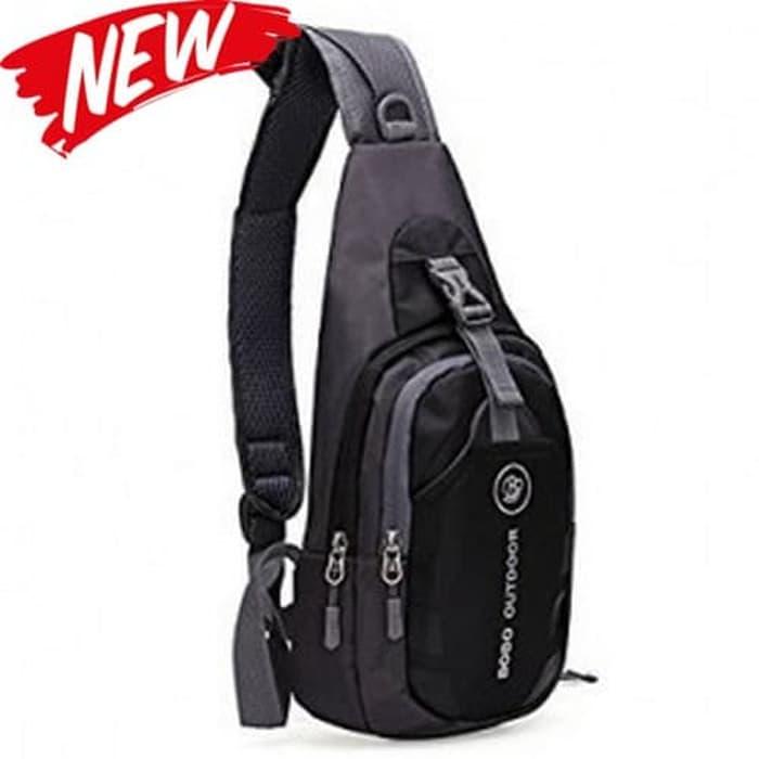 tas dada/cowok/pinggang/terbaru/punggung/pria/bahu/selempang bo mh - Kami Menjual Juga Tas Selempang Pria Murah Kulit Asli / Tas Selempang Pria Waist Bag Sling Bag Branded Original Kecil Eiger Consina Kanvas Polo Army Bodypack Anti Air Terbaru