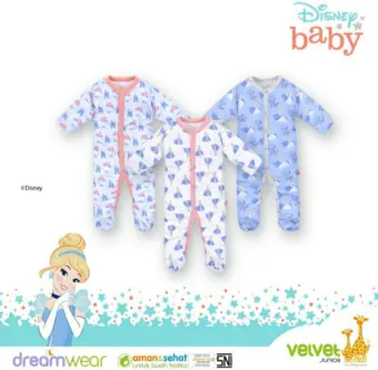 velvet junior sleepsuit