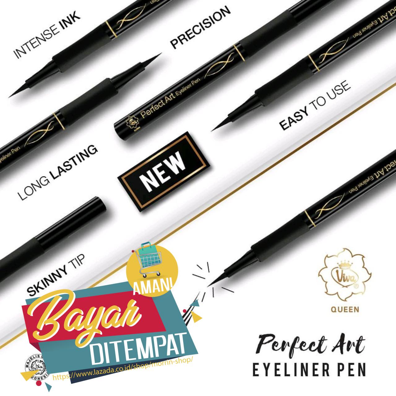 Eyeliner Viva Asli Original 100% Perfect Art Eye Liner - Eyeliner Spidol Eyeliner Pensil, Eyeliner Pen, Eyeliner Waterproof, Eyeliner Spidol Waterproof, Eyeliner Brown, Eyeliner Pencil, Eyeliner Warna, Seperti Eyeliner Wardah, Maybelline, My Darling