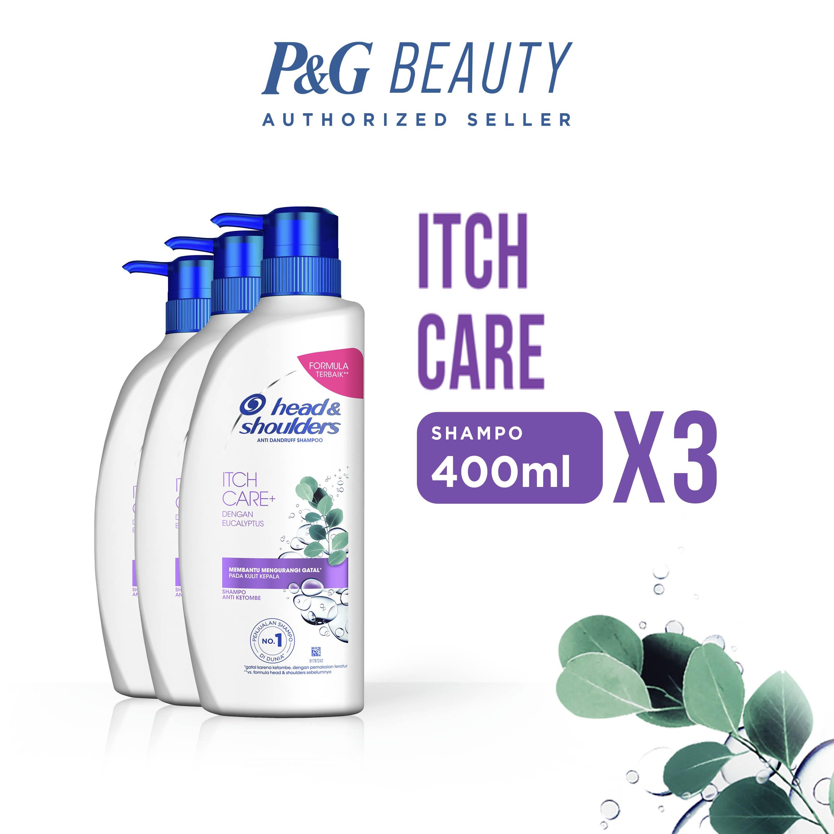 Head & Shoulders Shampoo Itch Care Zpt Perawatan Rambut 400 Ml X3 Lazada Indonesia