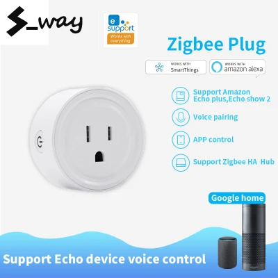 S_way Tuya eWeLink Zigbee Wifi Smart Plug Smart Socket Power Outlet Works With Alexa Google Home Assistant Mini