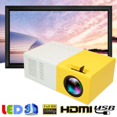 【Wisdhome】máy Chiếu Di Động Mini J9 1080P Dành Cho Rạp Chiếu Phim Gia Đình, Hỗ Trợ Đa Phương Tiện HDMI, AV, VGA , USB, SD