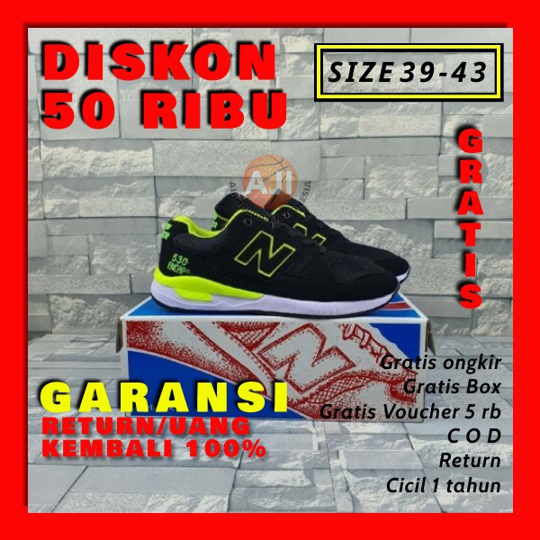 Jual New Balance All Black Terbaru 