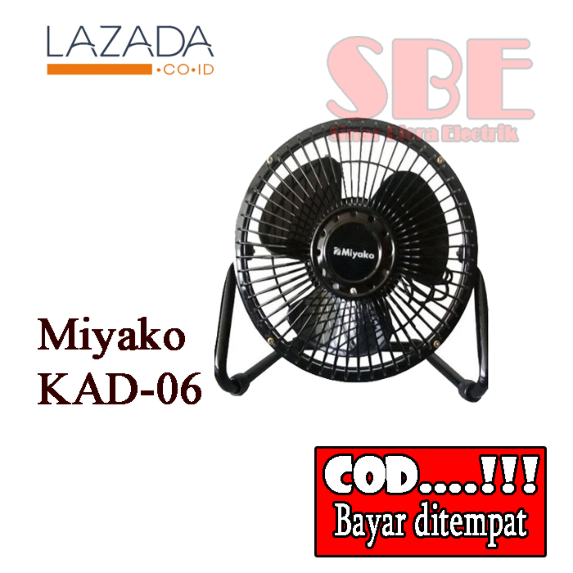 Desk Fan Kipas Angin Meja Miyako Kad 06 Lazada Indonesia