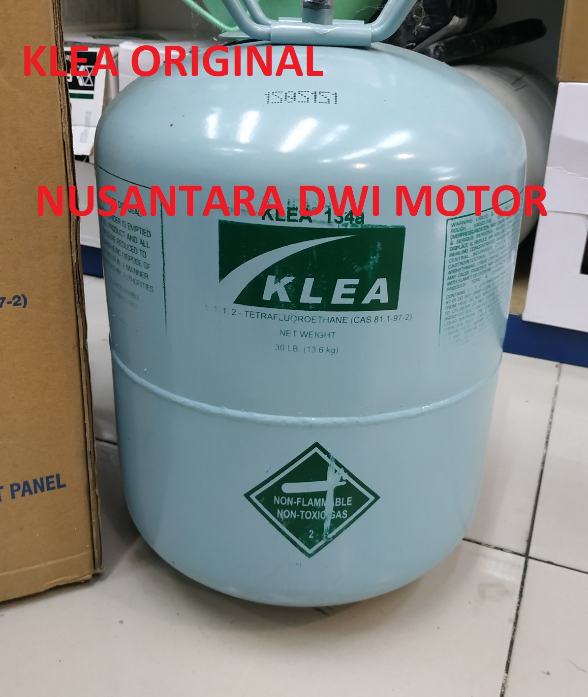 REON R134A KLEA INEOS FLUOR FREON KULKAS DAN FREON MOBIL 13.6KG