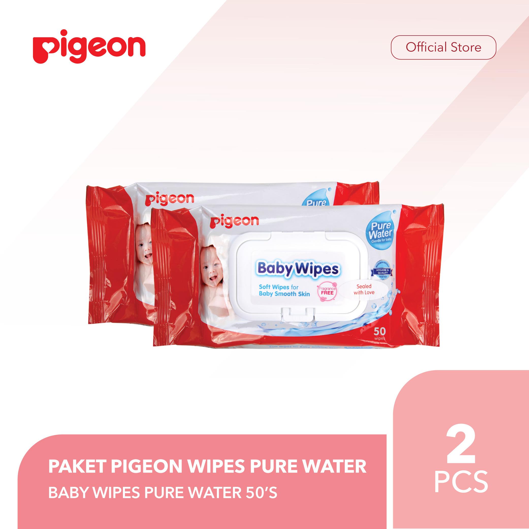 pigeon pure water wipes