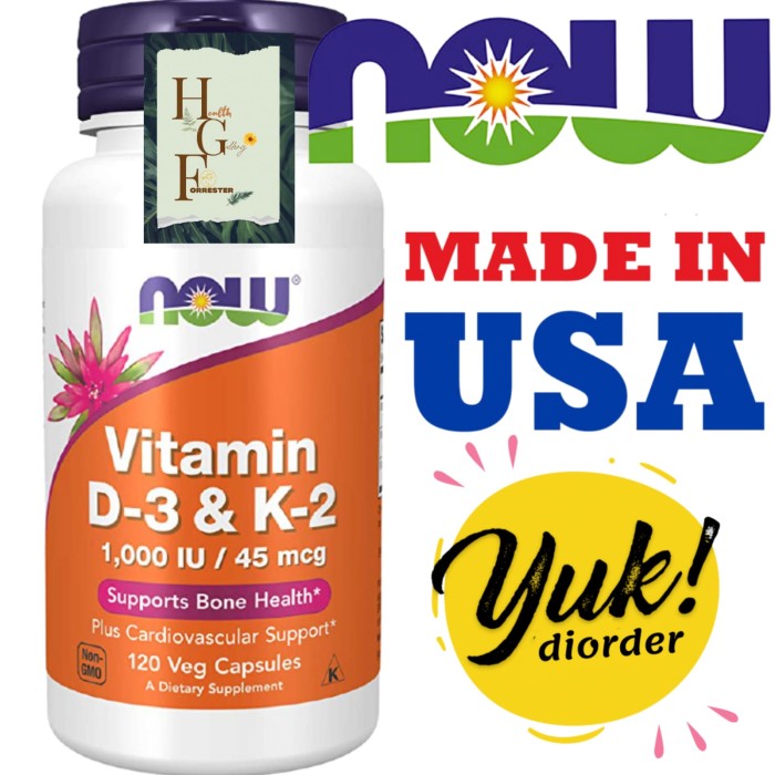 now vitamin d3 & k2 isi 120 capsules (J3G2) vitamin d3 10000 iu vitamin d3 200 iu vitamin d3