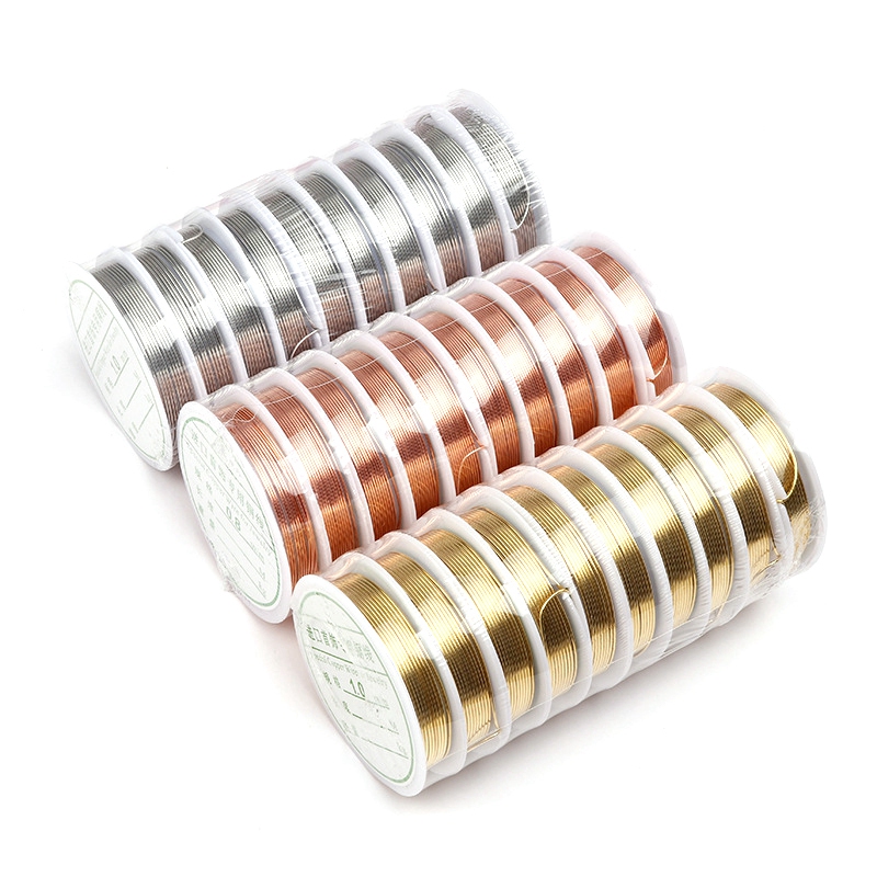 30 Rolls Jewelry Wire for Jewelry Making 18 Gauge, Jewelry Craft Wire Copper Wire for Jewelry Making Supplies and Craft