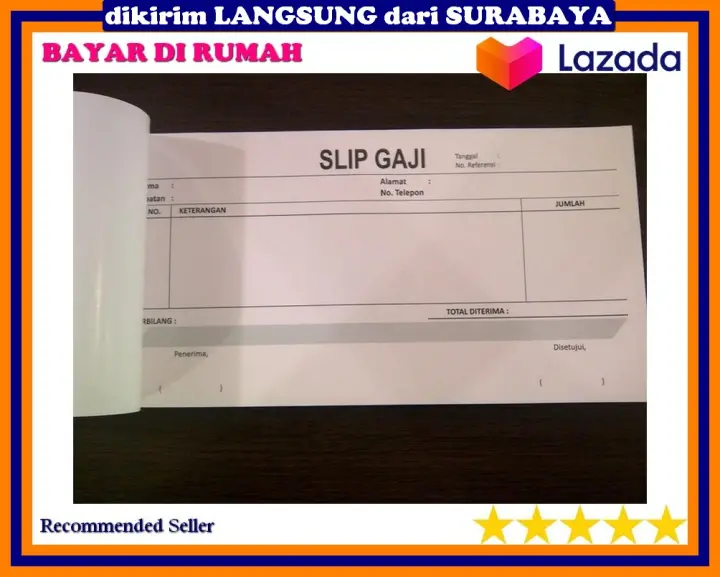 3 Pcs Slip Gaji Ncr 3 Ply Membeli Jualan Online Pengarsipan Dokumen Presentasi Dengan Harga Murah Lazada Indonesia