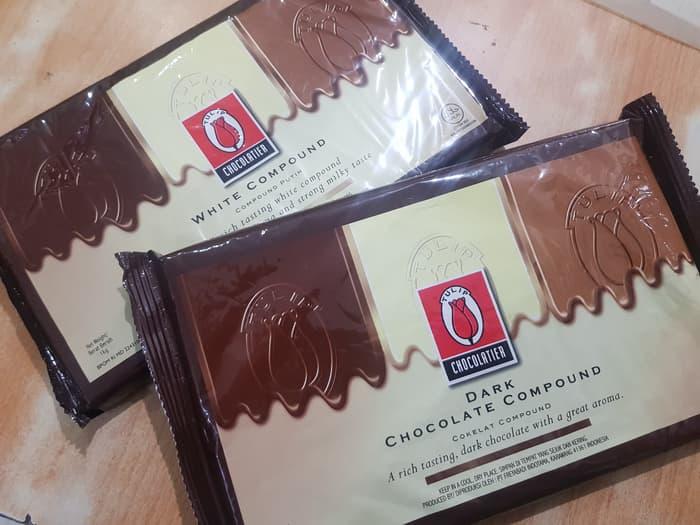 Tulip Dark Compound Repack 500Gr / Potongan Repack Dcc Coklat