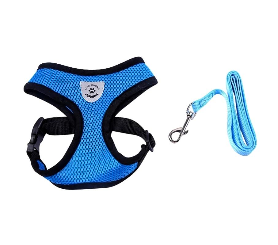 Tali Tuntun Harness Anjing Kucing Model Rompi Ukuran Medium Pet Leash By Mamat Catshop.