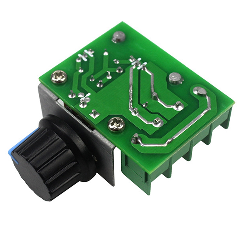 2 Pcs Speed Controller for AC Motor AC 220V 2000W Thyristor Motor Speed